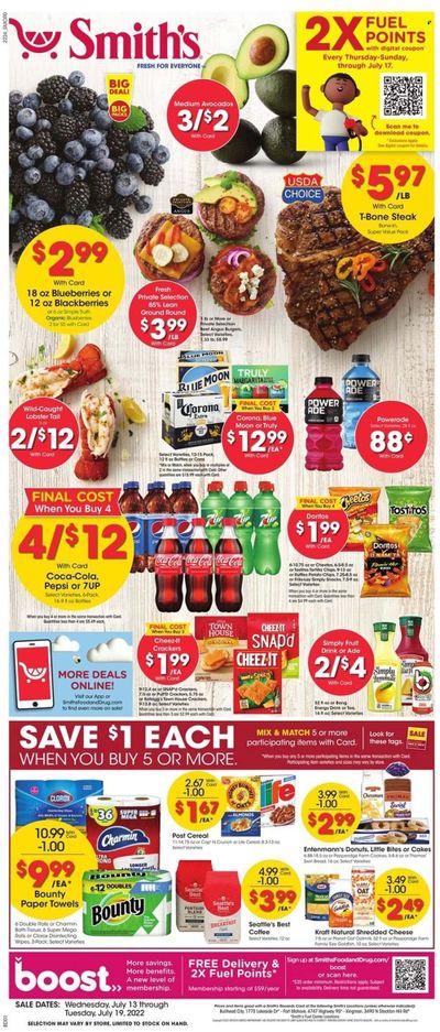Smith's (AZ, ID, MT, NM, NV, UT, WY) Weekly Ad Flyer July 14 to July 21