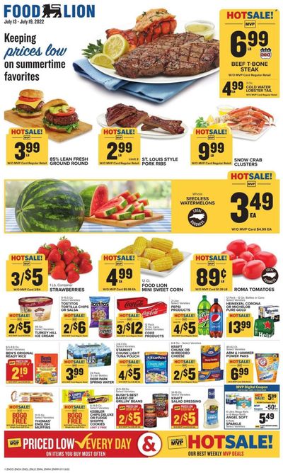 Food Lion (NC) Weekly Ad Flyer July 14 to July 21