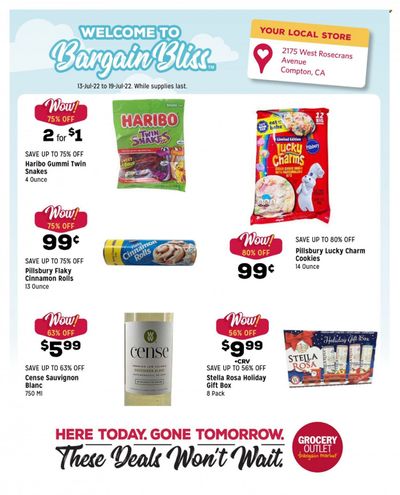 Grocery Outlet (CA, ID, OR, PA, WA) Weekly Ad Flyer July 14 to July 21