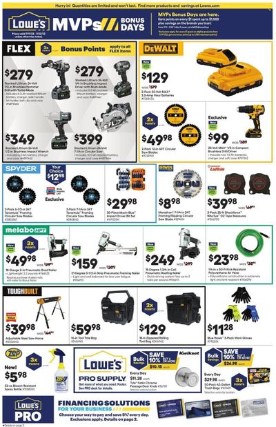 Lowe's Weekly Ad Flyer July 14 to July 21