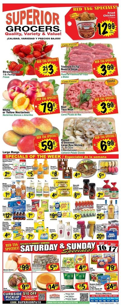 Superior Grocers (CA) Weekly Ad Flyer July 14 to July 21