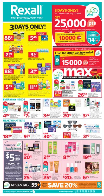 Rexall (West) Flyer July 15 to 21