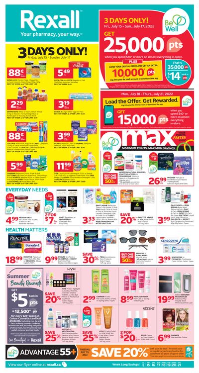 Rexall (ON) Flyer July 15 to 21
