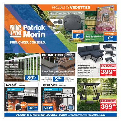 Patrick Morin Flyer July 14 to 20