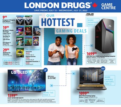 London Drugs Our Hottest Gaming Deals Flyer July 15 to 27