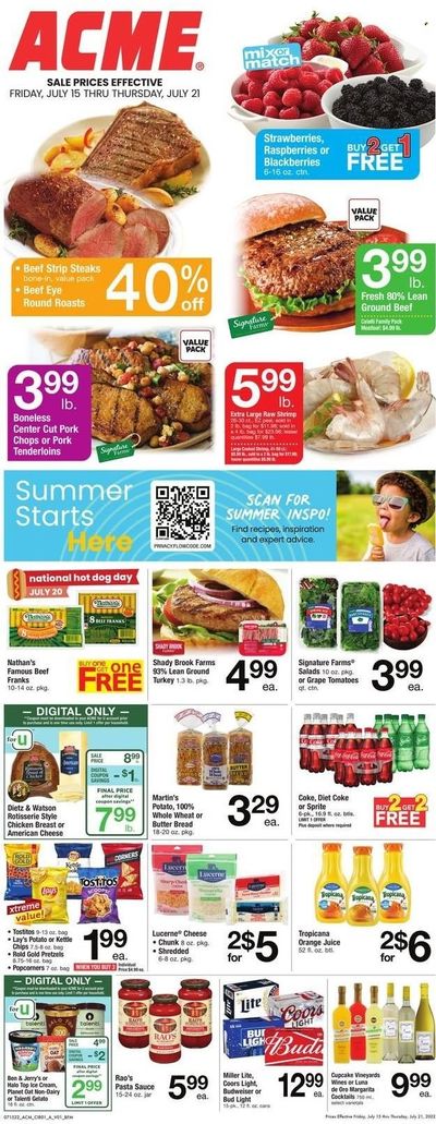 ACME (DE, NJ, NY, PA) Weekly Ad Flyer July 14 to July 21