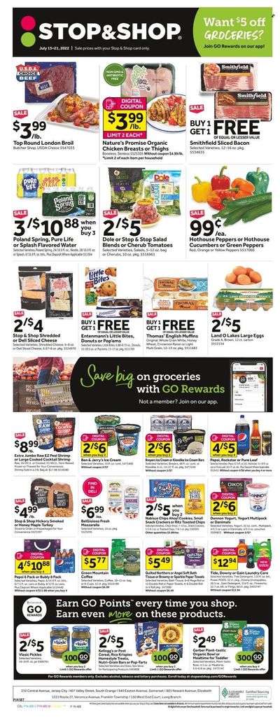 Stop & Shop (NJ) Weekly Ad Flyer July 14 to July 21