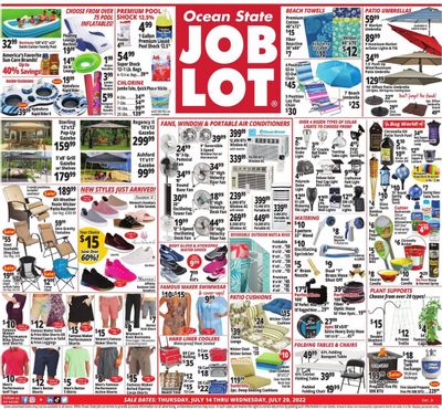 Ocean State Job Lot (CT, MA, ME, NH, NJ, NY, RI) Weekly Ad Flyer July 14 to July 21