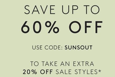 Naturalizer Canada Summer Treat: Save up to 60% off Sale with an Extra 20% off with Coupon Code