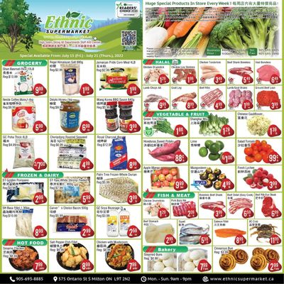 Ethnic Supermarket (Milton) Flyer July 15 to 21