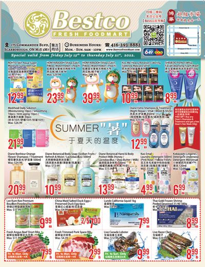 BestCo Food Mart (Scarborough) Flyer July 15 to 21