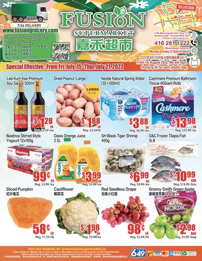 Fusion Supermarket Flyer July 15 to 21