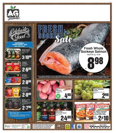 AG Foods Flyer July 15 to 21