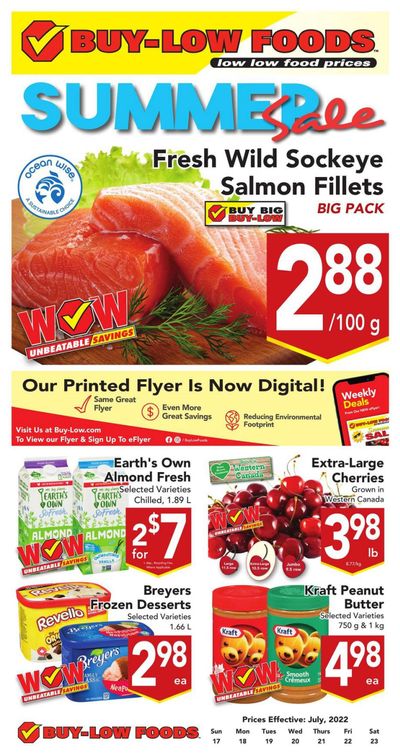 Buy-Low Foods Flyer July 17 to 23