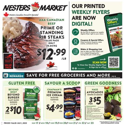 Nesters Market Flyer July 17 to 23