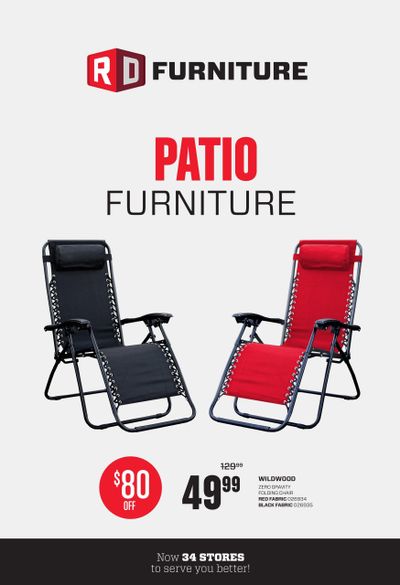 Meubles RD Patio Furniture Flyer July 11 to August 7