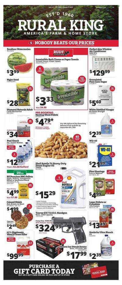 Rural King Weekly Ad Flyer July 15 to July 22