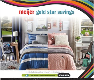 Meijer (IL, IN, KY, MI, OH, WI) Weekly Ad Flyer Specials July 17 to August 27, 2022