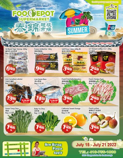 Food Depot Supermarket Flyer July 15 to 21