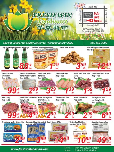 Fresh Win Foodmart Flyer July 15 to 21