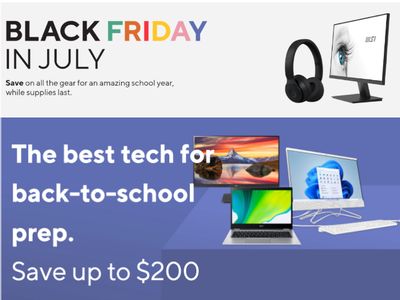 Staples Canada Black Friday in July Sale: Save up to $200 on Back to School