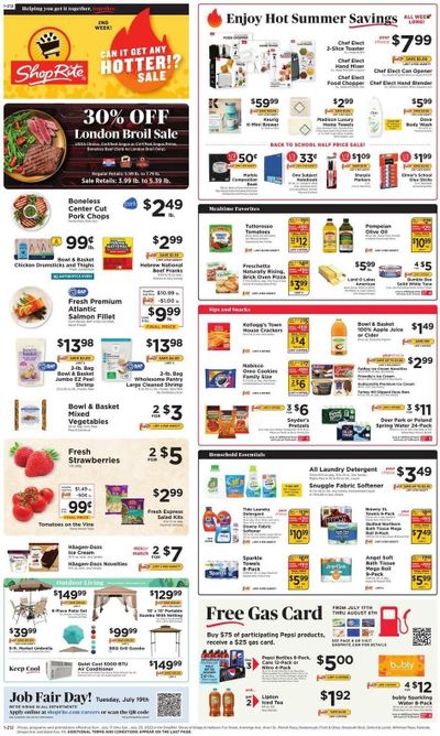 ShopRite (CT, DE, MD, NJ, NY, PA) Weekly Ad Flyer July 16 to July 23