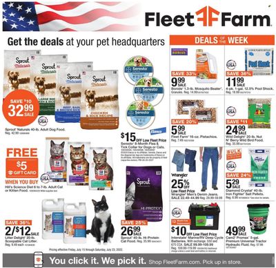 Fleet Farm (IA, MN, ND, WI) Weekly Ad Flyer July 16 to July 23