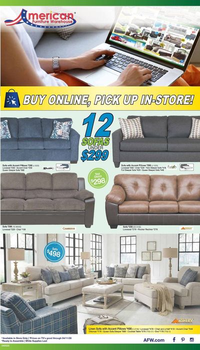 American Furniture Warehouse Weekly Ad & Flyer April 5 to 11