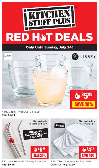 Kitchen Stuff Plus Red Hot Deals Flyer July 18 to 24