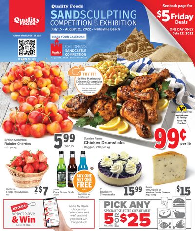 Quality Foods Flyer July 18 to 24