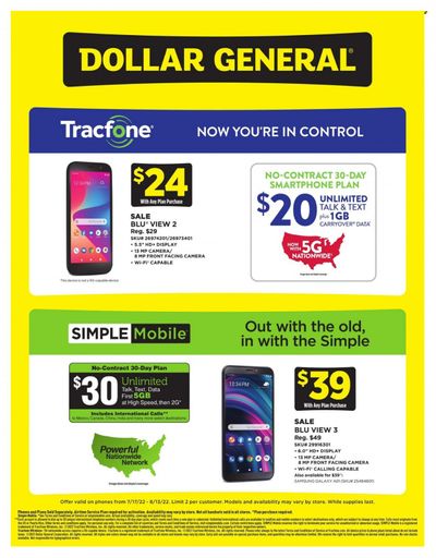 Dollar General Weekly Ad Flyer Specials July 17 to August 13, 2022