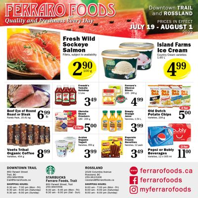 Ferraro Foods Flyer July 19 to August 1
