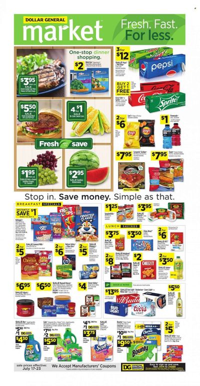 Dollar General (SC) Weekly Ad Flyer July 19 to July 26