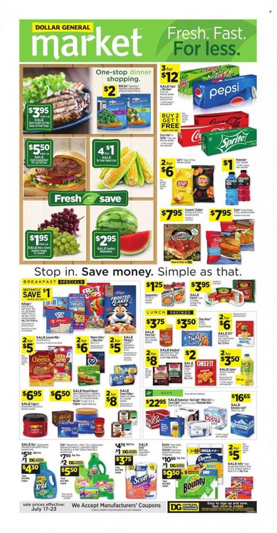 Dollar General (OK) Weekly Ad Flyer July 19 to July 26