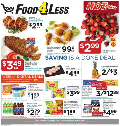 Food 4 Less (IL) Weekly Ad Flyer July 19 to July 26