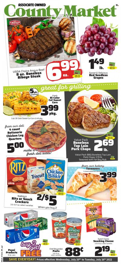 County Market (IL, IN, MO) Weekly Ad Flyer July 19 to July 26