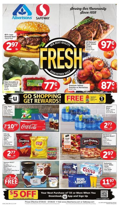 Safeway (AZ, CO, ID, MT, NE, NM) Weekly Ad Flyer July 19 to July 26