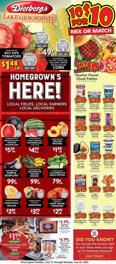 Dierbergs (MO) Weekly Ad Flyer July 19 to July 26