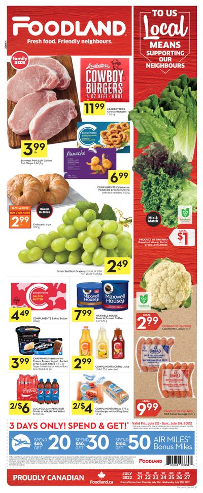 Foodland (ON) Flyer July 21 to 27
