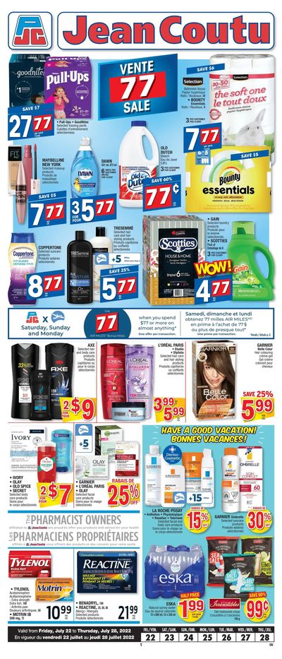 Jean Coutu (ON) Flyer July 22 to 28