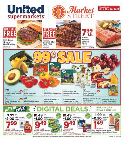 United Supermarkets (TX) Weekly Ad Flyer July 20 to July 27