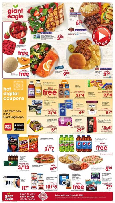Giant Eagle (OH, PA) Weekly Ad Flyer July 20 to July 27
