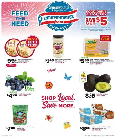 Grocery Outlet (CA, ID, OR, PA, WA) Weekly Ad Flyer July 20 to July 27
