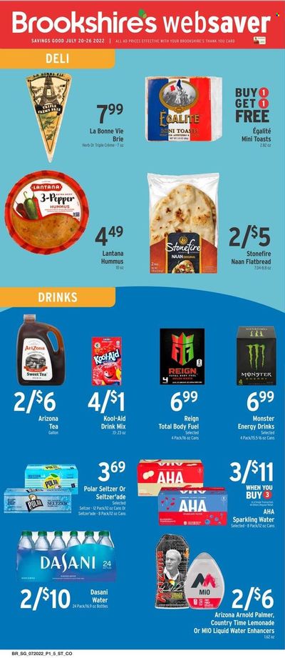 Brookshires (AR, LA, TX) Weekly Ad Flyer July 20 to July 27