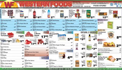 Western Foods Flyer July 20 to 26