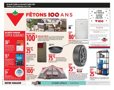 Canadian Tire (QC) Flyer July 21 to 27