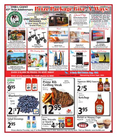 The 49th Parallel Grocery Flyer July 21 to 27