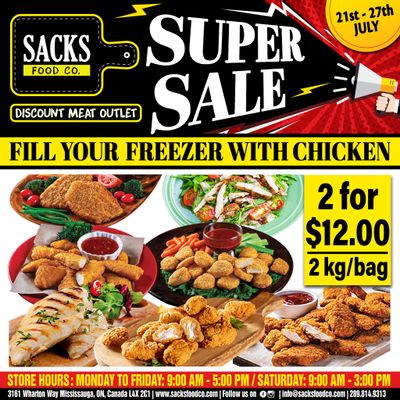 Sacks Food Co. Flyer July 21 to 27