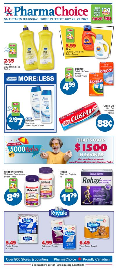PharmaChoice (BC, AB, SK & MB) Flyer July 21 to 27