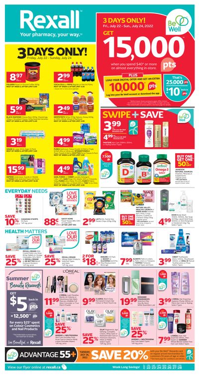 Rexall (West) Flyer July 22 to 28